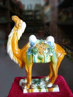 陶瓷工藝品禮品唐三彩駱駝
