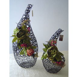 絲露花雨工藝品 鐵藝插花