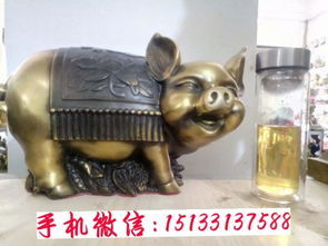 銅豬工藝品,福豬擺件,小豬擺件